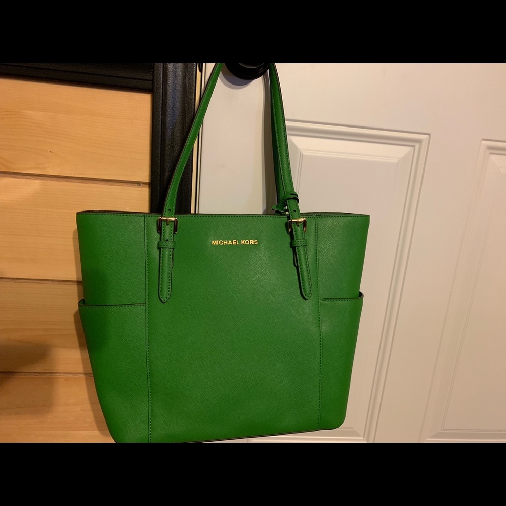 *SOLD* Green Michael Kors Tote